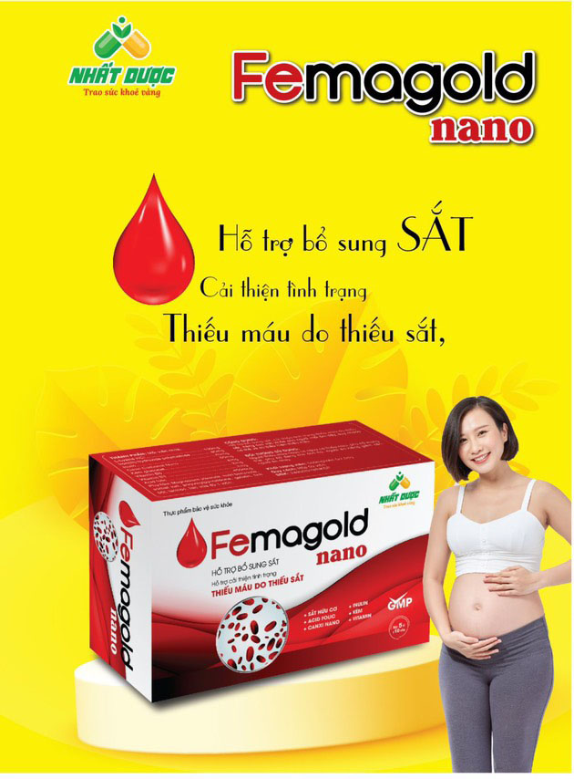 Sản phẩm bổ sung dinh dưỡng cho bà bầu Femagold Nano